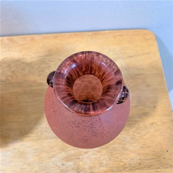 Pair of Frosted Glass Vases - Picture 4 of 5